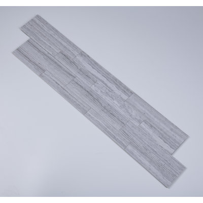 SAMPLE -  Stone Composite Peel & Stick Mosaic Tile in Gray