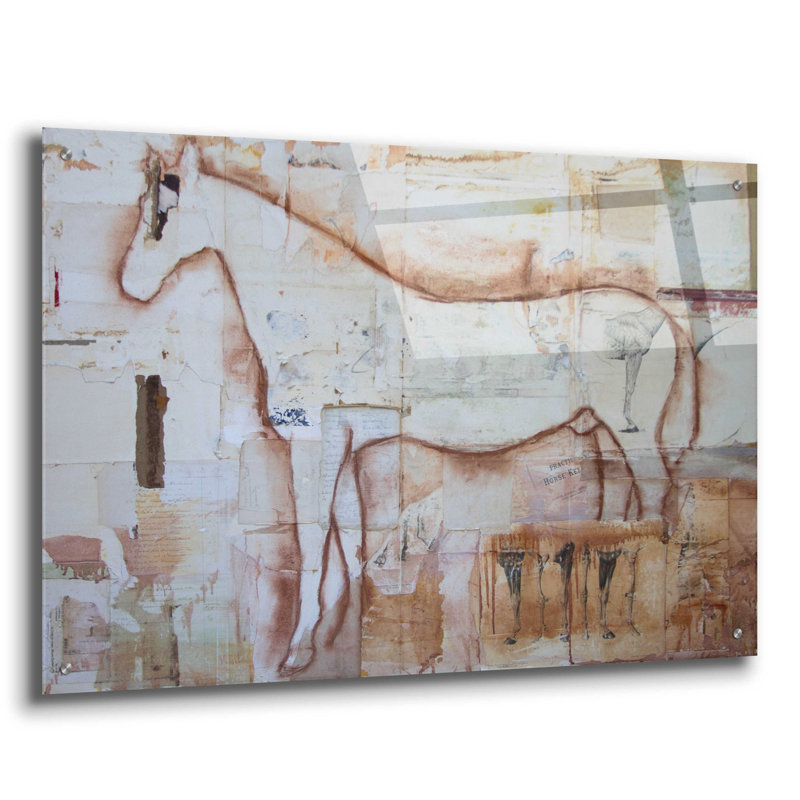 " Practical Horse Keeper " by Susan Friedman, 24" H x 36" W x 0.2" D