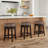 Arroliga Wood Upholstered Backless Swivel Stool-1273789496-1258026825