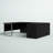 Glidden Reversible U-Shape Executive Desk with Pedestal-115159005