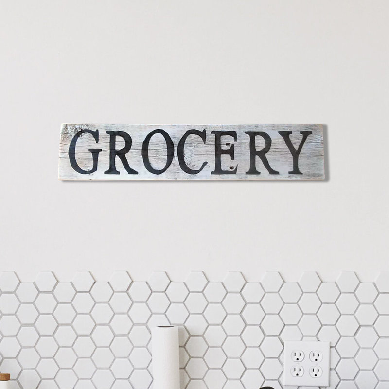 Décoration murale épicerie
