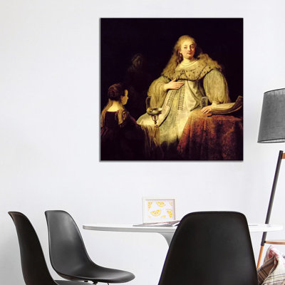Artemisia, 1634 by Rembrandt van Rijn - 1 Piece Wrapped Canvas Wall Art