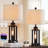 Cochranville 23.6" Dimmable Lantern Table Lamp Set with Night Light and USB Ports-1200995834-1200995835