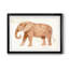 Éléphant sagesse I, reproduction encadrée de qualité supérieure - prête à être accrochée-645396811-645369904-645369905