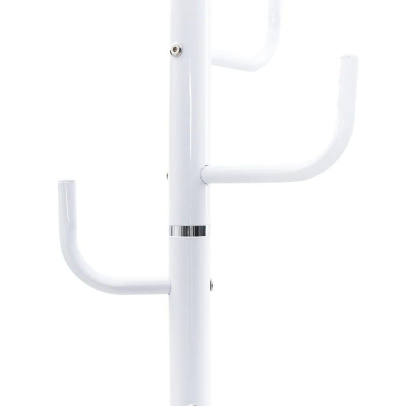 Nishil Iron Freestanding Coat Rack, White