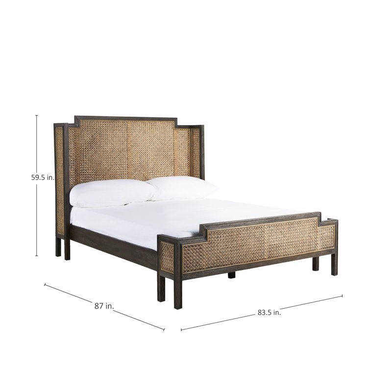 Camille Low Profile Platform Bed, King
