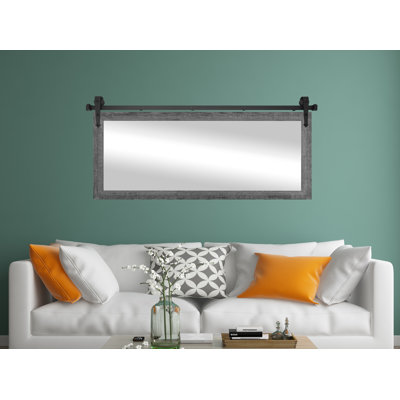 Pauljohn Solid Wood Flat Mirror