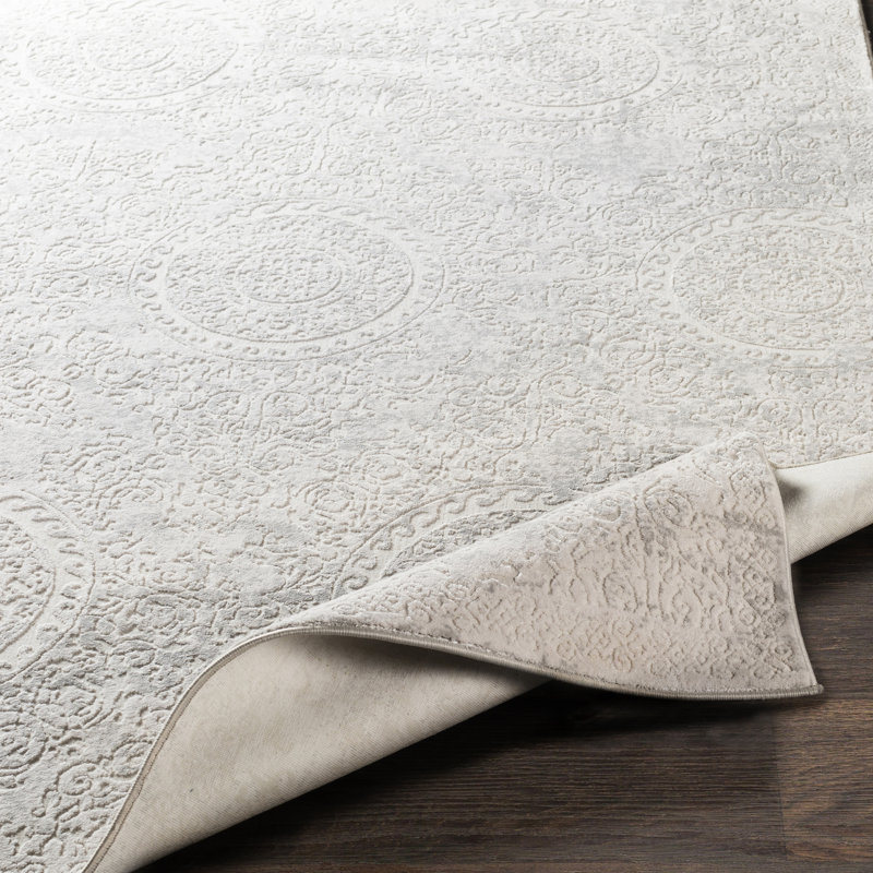 Schreffler Viscose Abstract Indoor Rug, Runner 2'7" x 7'7"