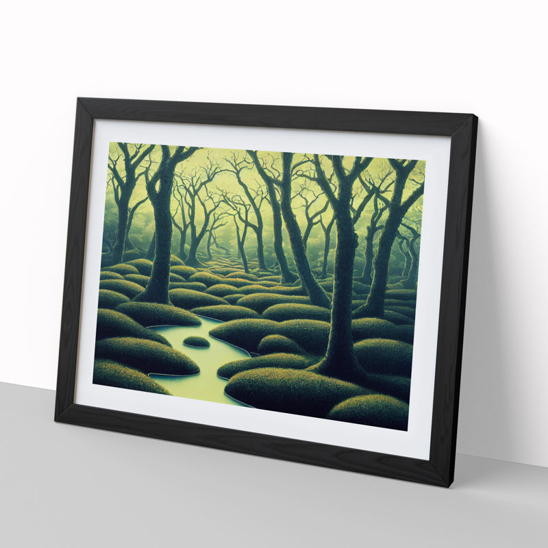 Unbeatable Forest - Framed Print, Black, 34cm H x 46cm W x 2cm D