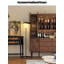 Lampe sur pied en fer et tissu de style traditionnel chinois