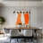 Miaisabella 6-Light Kitchen Island Linear LED Pendant With Adjustable Shades