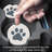Dakota Fields Paw Single Car Coaster for Vehicle Cup Holder
