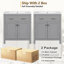 Ensemble de meuble-lavabo gris 60 po-1833123457