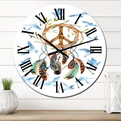Horloge murale rétro