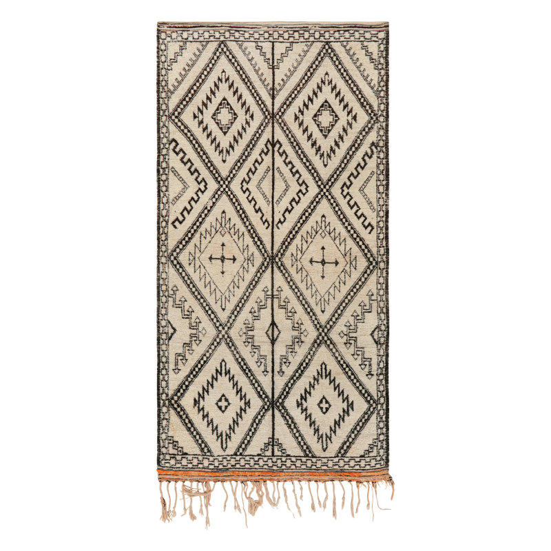 One-of-a-Kind 6'x11'11” Hand Knotted Area Rug