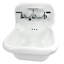 Nantucket Sinks 16.5''  Fireclay Specialty Wall Mount Bathroom Sink with Faucet and Overflow-987756833-987756834