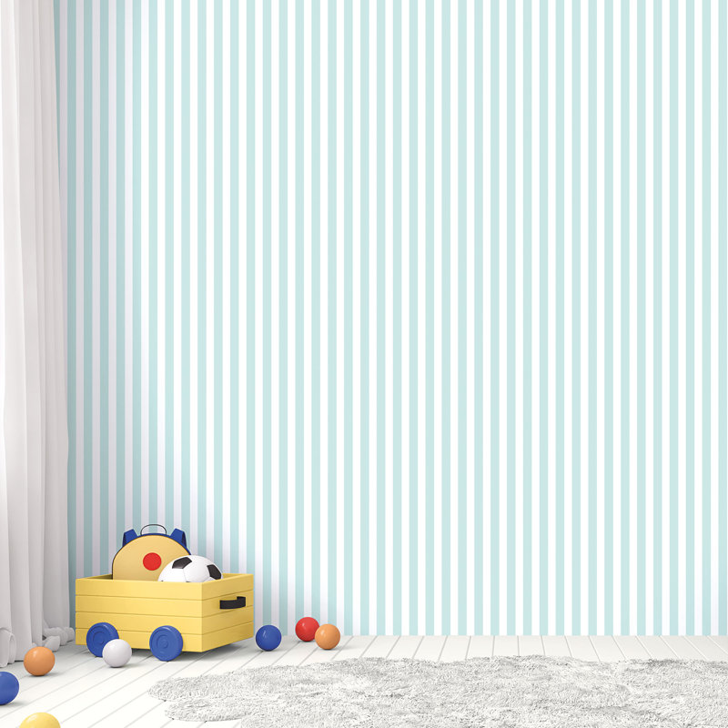 Deljan 10m x 53cm Matte Wallpaper Roll, Turquoise