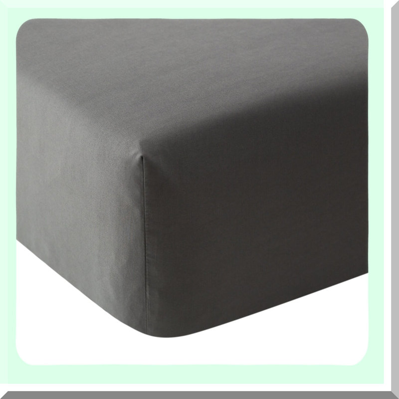 UltraSoft Deep Pocket Fitted Sheet - 1800 Brushed Microfiber - Wrinkle & Fade Resistant - Easy Care - Grey - Queen Size - LuxeComfort
