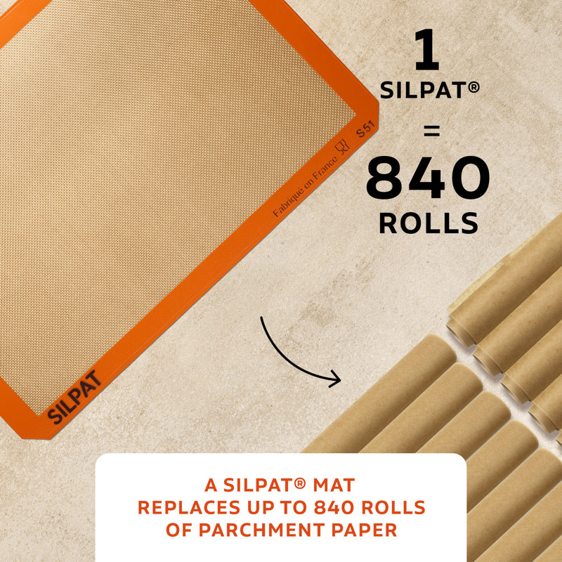 Tapis de cuisson antiadhésif Silpat 3/4