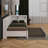 Modern L-Shaped Storage Daybed (Wooden) – Platform Frame With Twin Trundle, Shelves & USB Charging Station | No Box Spring Required (For Girls, Boys, Teens)-2008573461