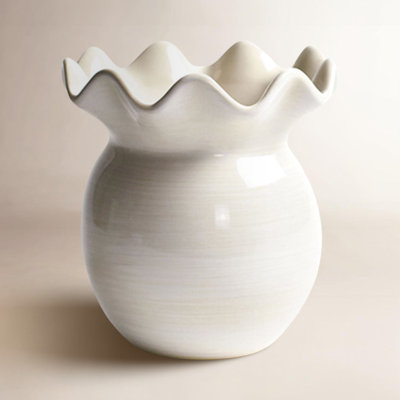 Signature White Collection Table Vase