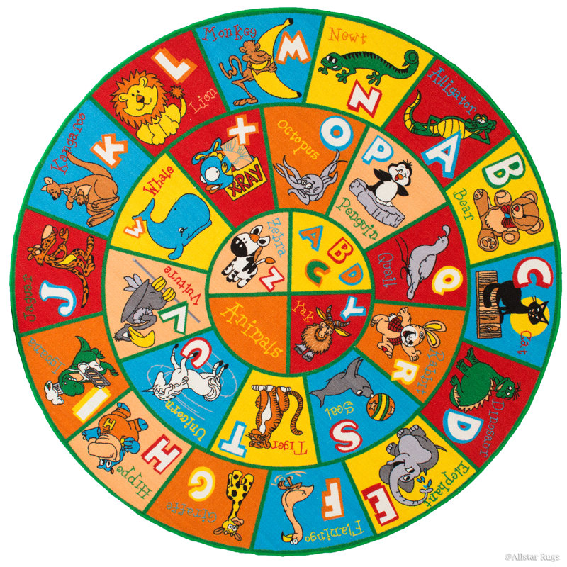 Angelique Nylon Rug, Round 7'7"