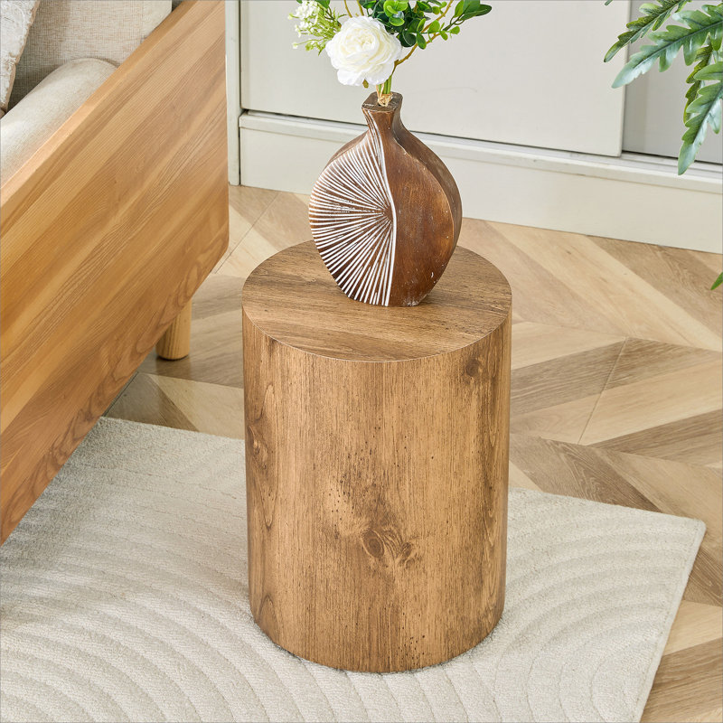 Table de bout d'intérieur, petite table basse pour le salon, H 15,7 po x l 11,8 po x P 11,8 po