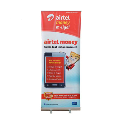 FixtureDisplays Freestanding Banner Stand