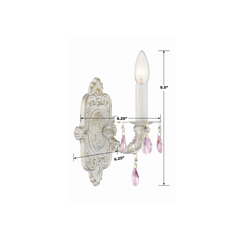 Abagail 1-Light Candle Wall Light