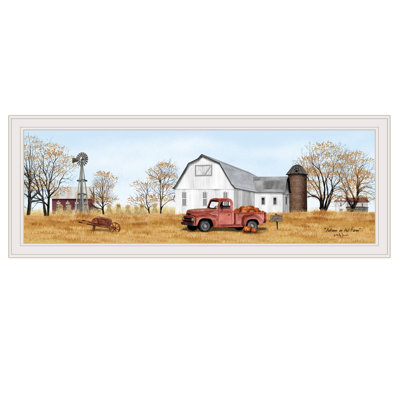 Autumn on Farm Framed Wall Art for Living Room, Home Wall Décor Print by Billy Jacobs