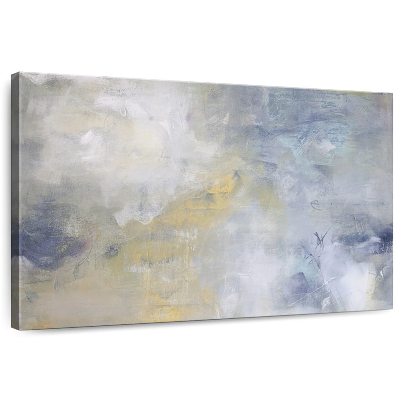 Avery abstrait balayé par le vent II, H 16 po x l 24 po