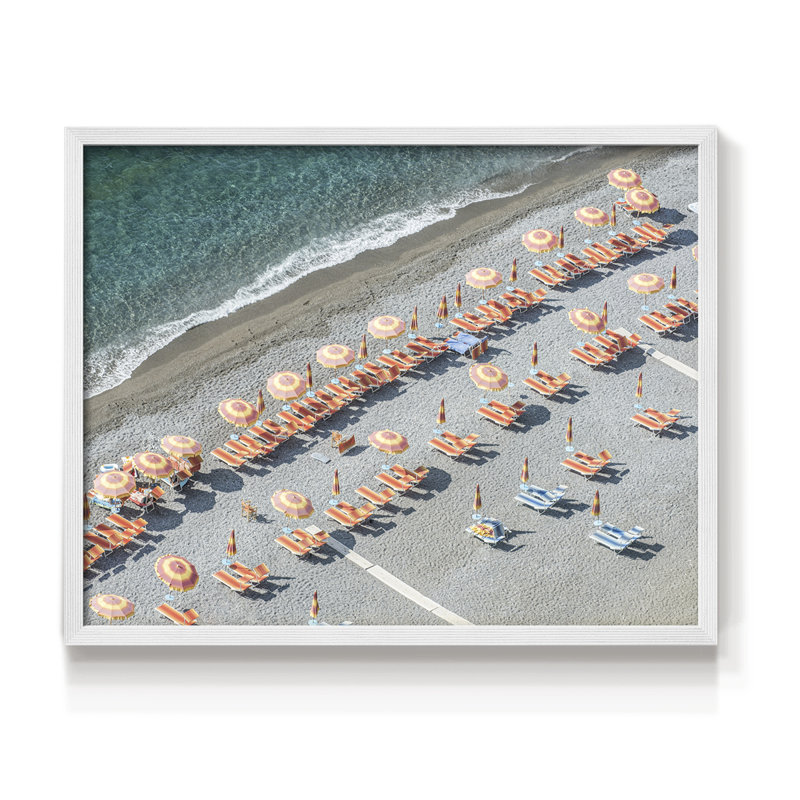 Amalfi Coast -Framed Print - Restickable, 16" H x 20" W, White