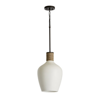Luminaire suspendu cylindrique simple à 1 lumière Gwenelle