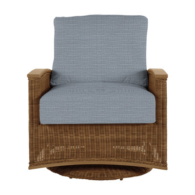 Astoria Woven Swivel Glider - Oyster/Oyster