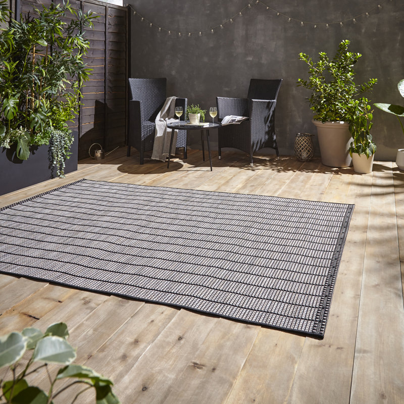 Johana area rug Machine Woven Rectangle Black, Rectangle 160cm x 220cm