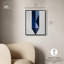 «Blue Crayon Canvas Modern Midcentury» par Art Remedy-110208235-110208230