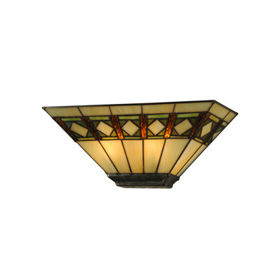 Diamond Mission Flush Mounted Sconce