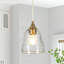 Mini-luminaire suspendu simple 1 lumière Amedeo