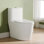 Toilette allongée monobloc Deervalley