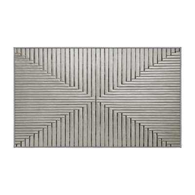 Machine Washable Gray Area Rug GSIX03635