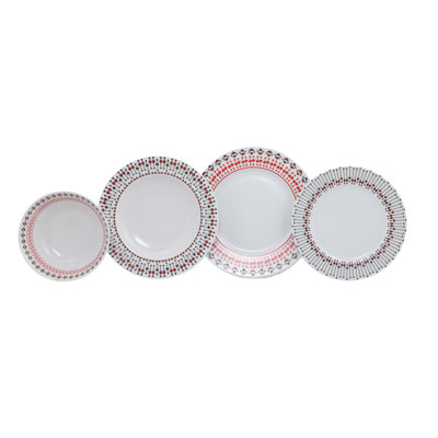 Rafiul Dinnerware Set 24 Piece - Service for 6
