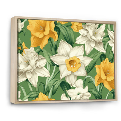 " Yellow White Natures Impression Daffodil I "