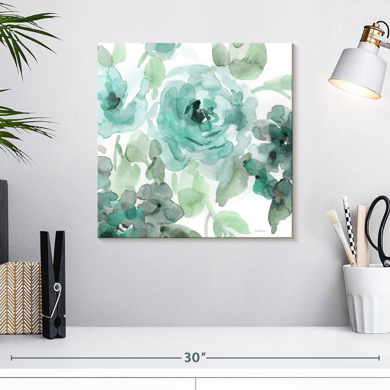 Avery Belle's Teal II, 16" H x 16" W