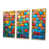 Toile avec cadre flottant or