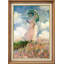 Célèbre œuvre d'art «Femme avec parasol, faisant face à la gauche» par Claude Monet, impression sur toile-91356220-91356219
