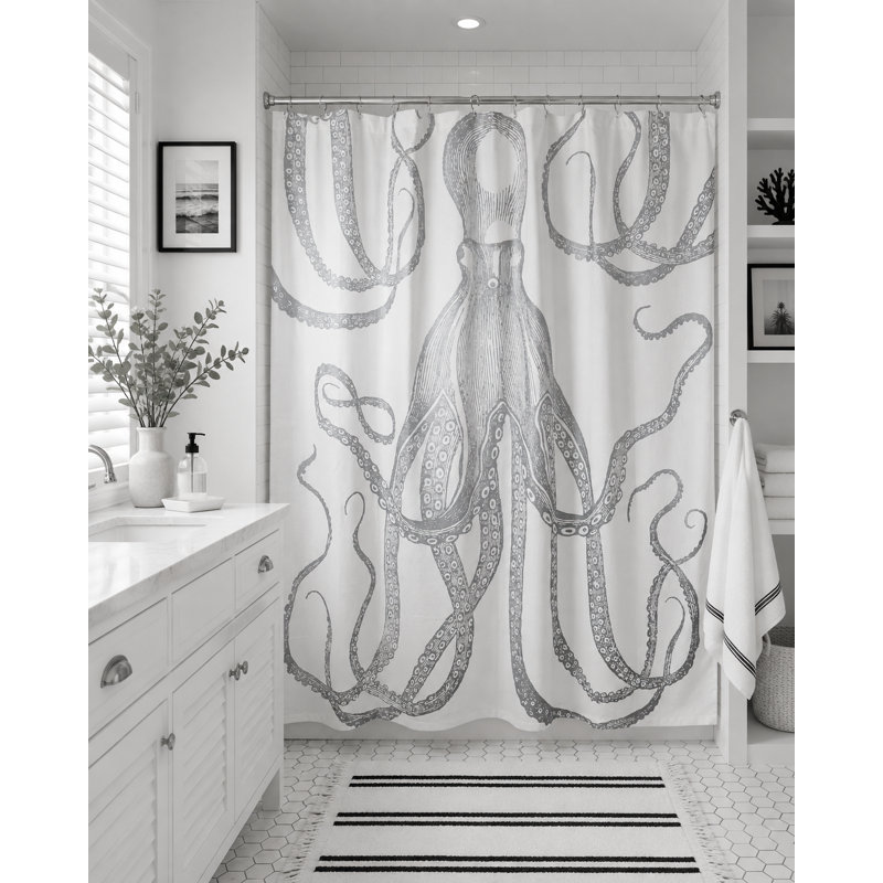 Camren Cotton Shower Curtain