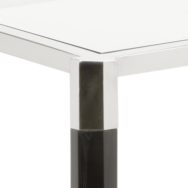 Boulevardier Bar Cart, Polished Nickel/Black
