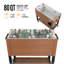 Glacière pour terrasse 80 grains en bois brun
