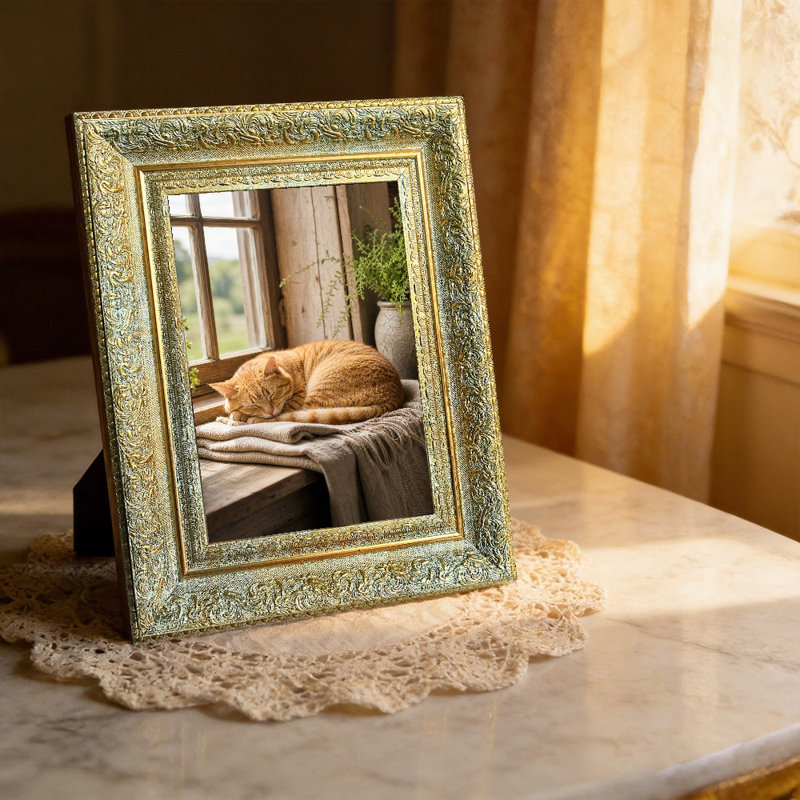 Cadre photo 3 lignes 8 "x 10" or antique pour présentation de photos de tous les jours, 3, Antique Gold, 8" W x 10" H