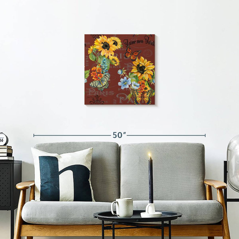 Harnek Jaime Mon Jardin, 20" H x 20" W
